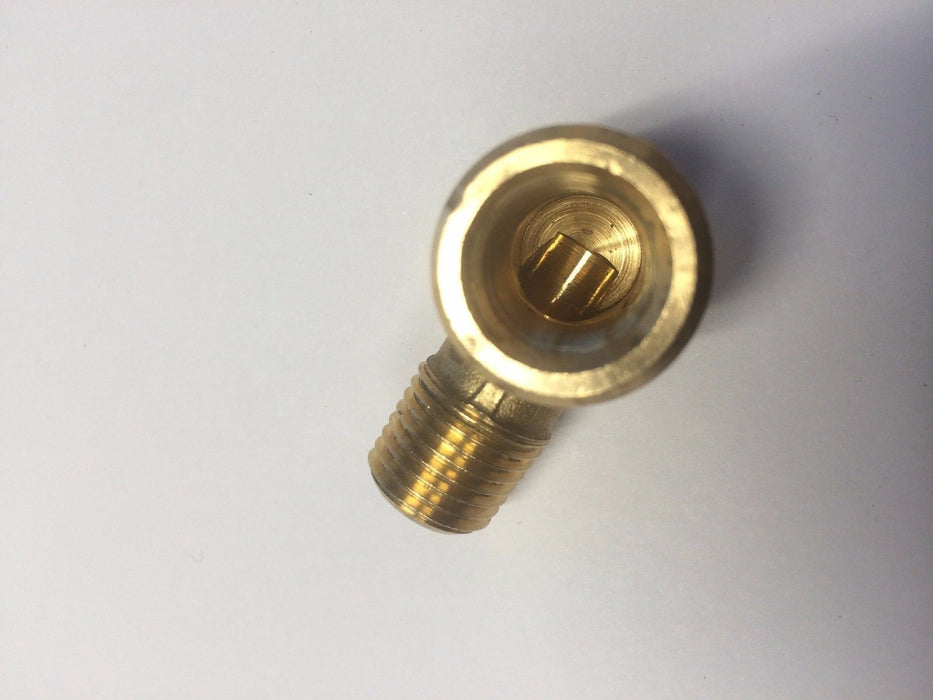 LEGRIS ELBOW  BRASS 1/4 NPT MALE END, 1/4 NPT FEMALE END