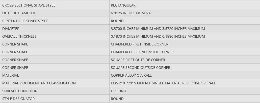 ELECTRO-MOTIVE DIESEL THRUST BEARING 8135330