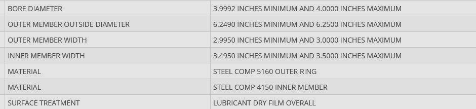 TIMKEN SELF-ALIGNING BEARING 40SF64TT