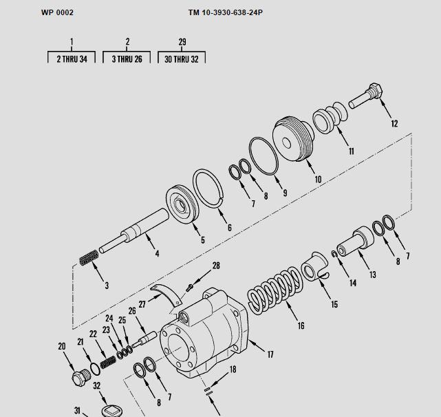 JI Case M4K MICO 20-100-065 Hydraulic Brake Booster