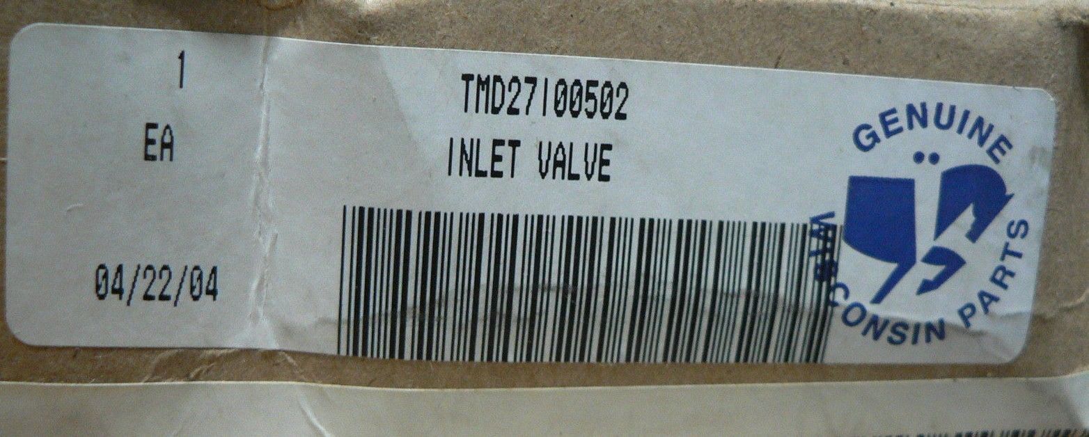 Clark Wisconsin Teledyne CONTINENTAL  TMD27I00502 VALVE POPPET,ENGINE