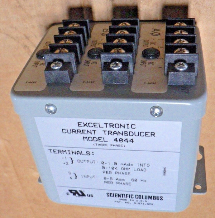 SCIENTIFIC COLUMBUS MODEL 4044 AMETEK MOTIONAL PICKUP TRANSDUCER 4044CT510A2