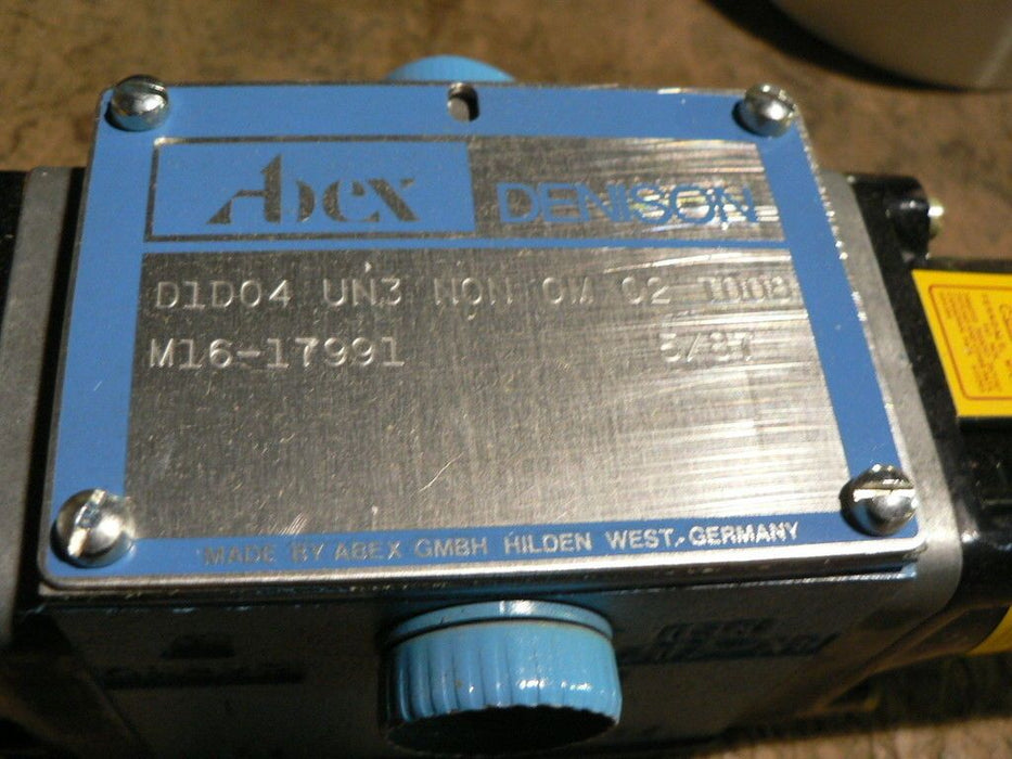 ABEX DENISON PARKER  M16-17991 DIRECTIONAL CNTROL VALVE DECCO 17-1180