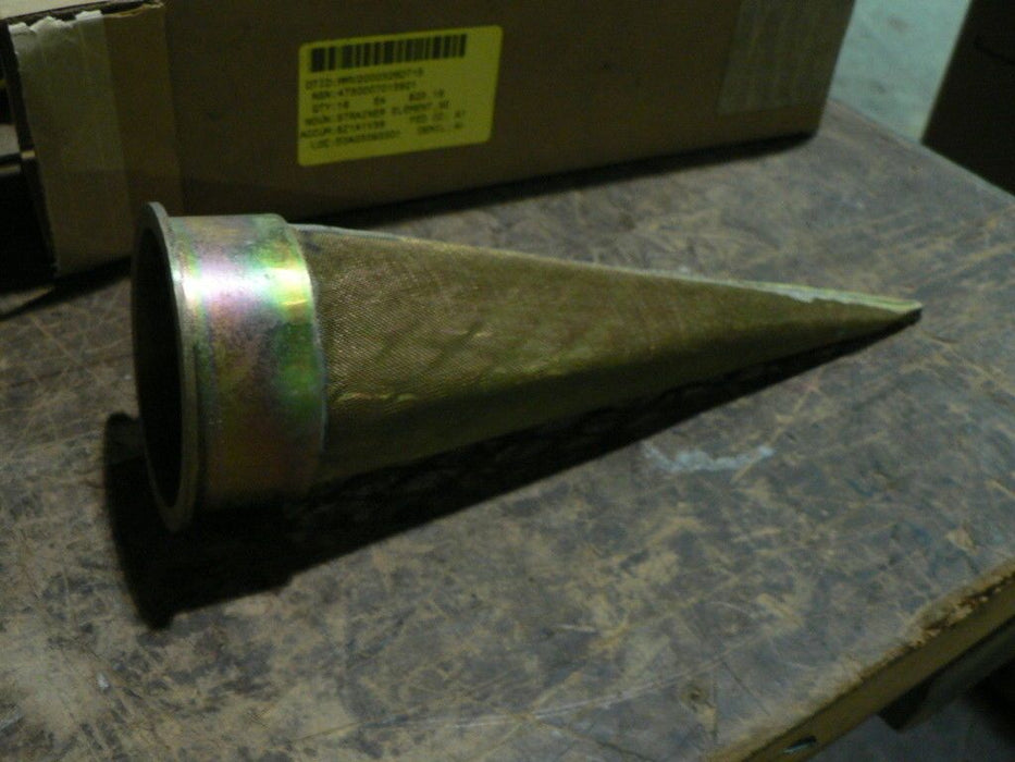 M113 SEDIMENT STRAINER BRASS CONICAL BRASS 3-1/2 WIDE