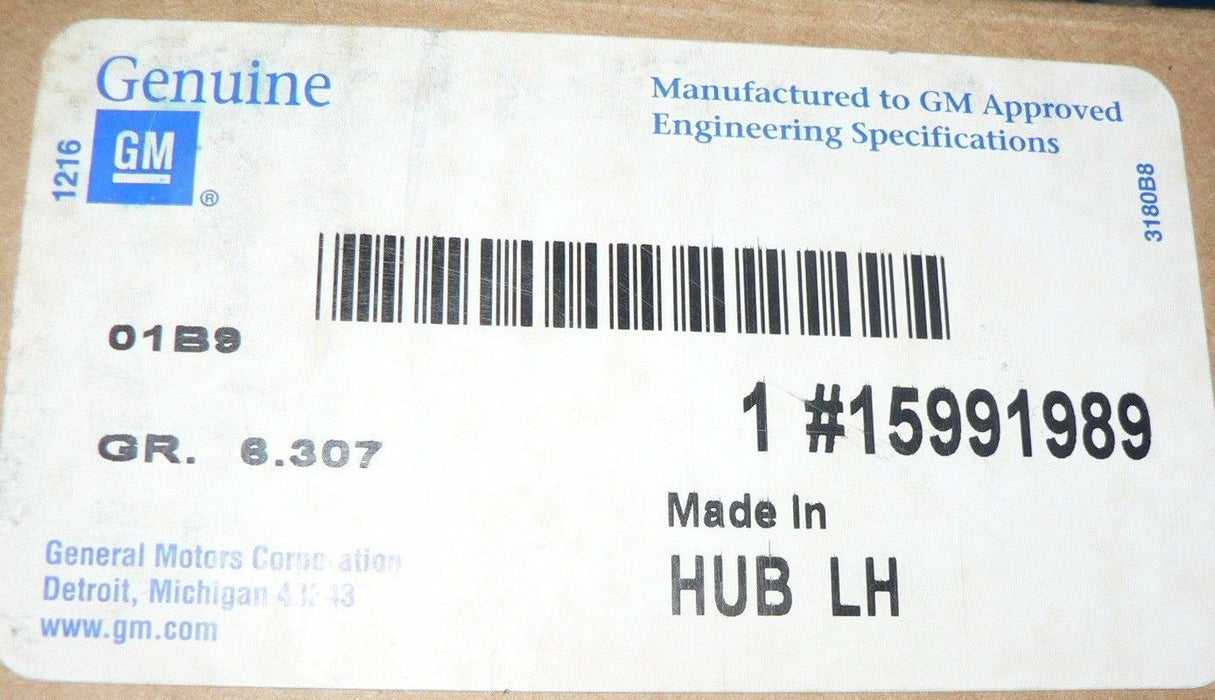 GM OEM Front Suspension-Hub LH 15991989