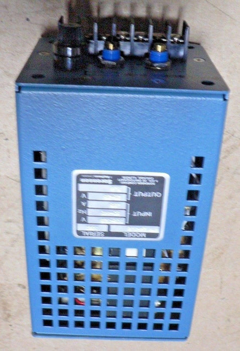 SORENSEN POWER SUPPLY PTM 24-1.6 120VAC IN WITH BOOK 50-440HZ OUT 24VDC