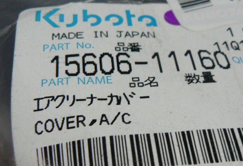 Kubota 15606-11160 COVER, A/C