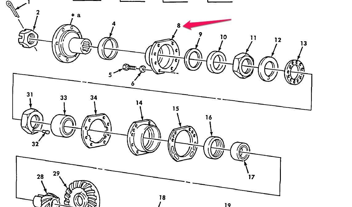 m809 M939 5-Ton Meritor Housing A3866J556 A4-3866-J-556 98704R11 7346897
