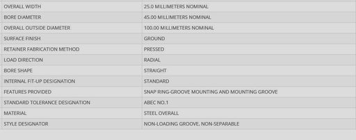 FAFNIR 309KG ROLLER BEARING KOMATSU D-22212 EATON 81522 FMF00378 6309NJR