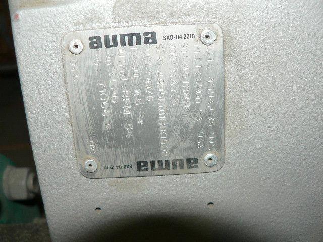 AUMA SA7-5 ACTUATOR SO: 9511189 ENCL: 4X/6 45# TORQUE OUTPUT RPM: 54