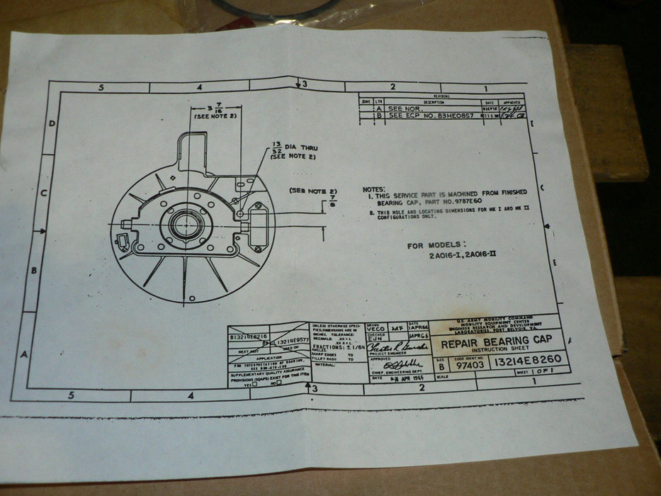 2A016-I 2A016-II ENGINE PARTS KIT 13214E8216