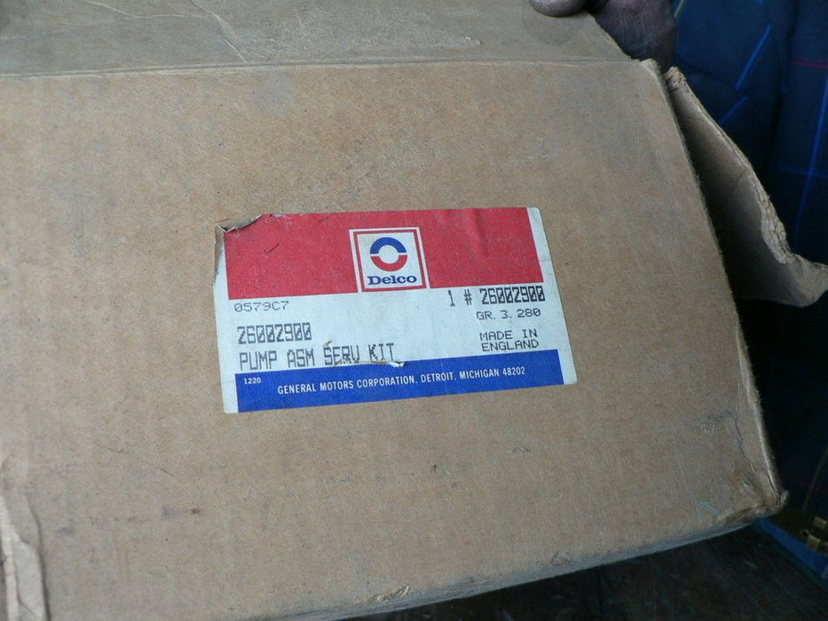 DELCO GENERAL MOTORS 6.2L VACCUM PUMP 26002900