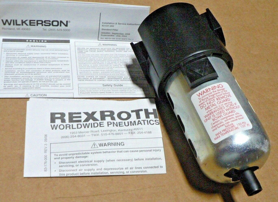 BOSCH REXROTH WILKERSON PNEUMATIC FILTER R432016077  PF007900-00010