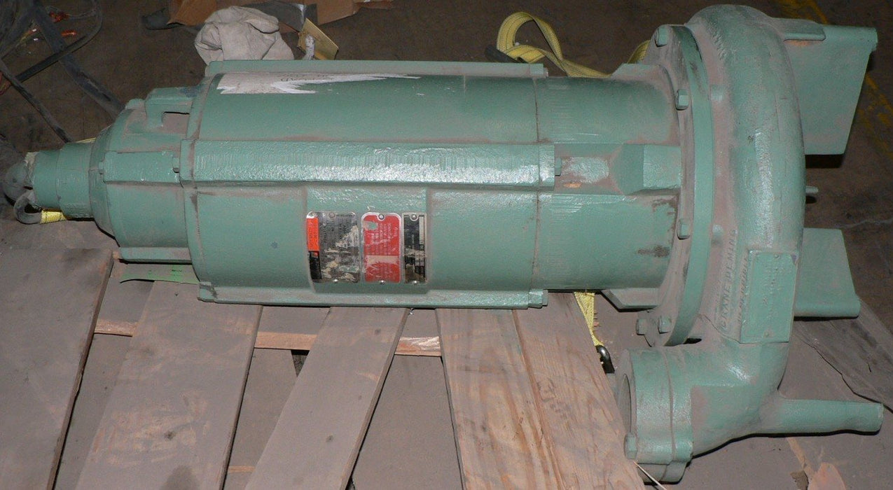 NEW DEMING 7360 SIZE 3X10X DAI 10 TYPE A1 DEMERSIBLE SOLIDS HANDLING WET PIT PUM