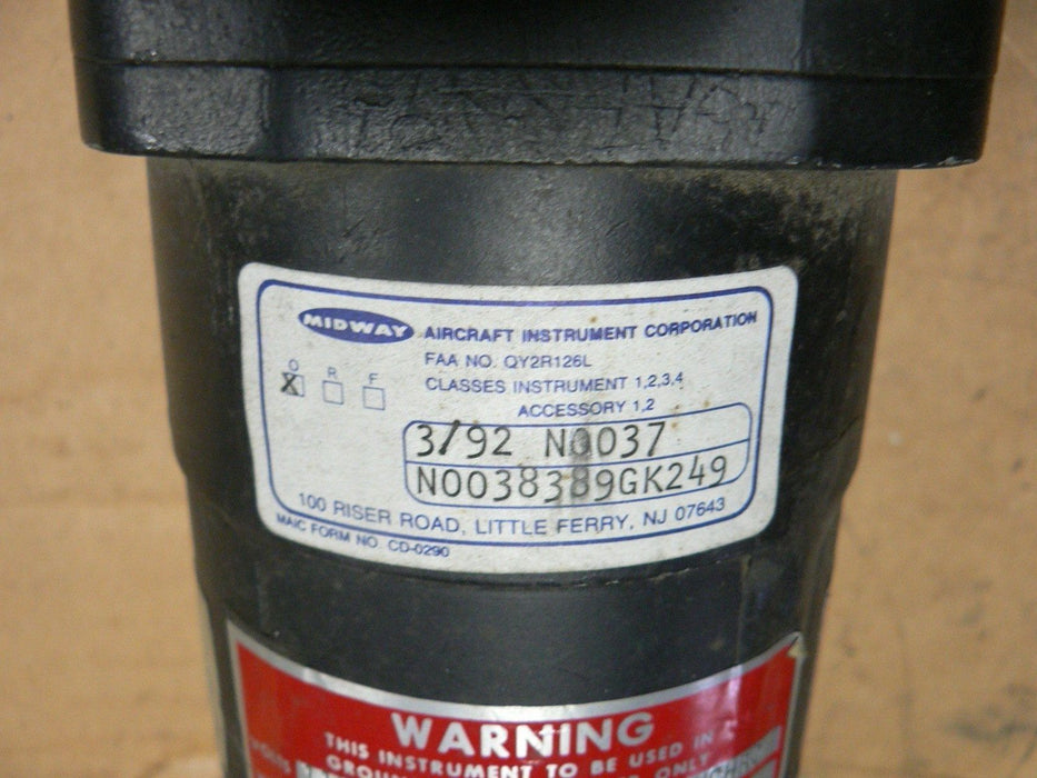 MIDWAY AIRCRAFT INSTRUMENT ALTIMETER 2488-2 (NOS)