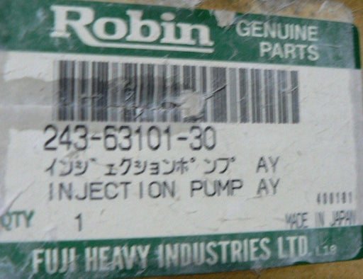 Genuine Subaru / Robin 243-63101-30 Injection Pump Wisconsin Ey2436310110