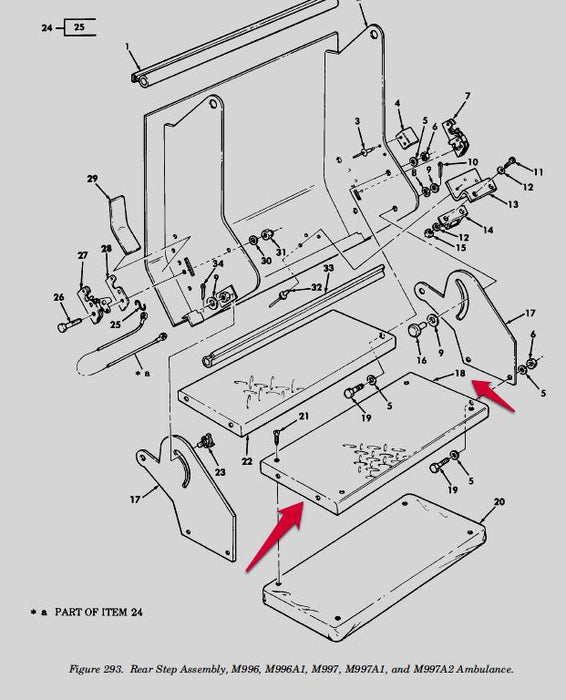 AM GENERAL HMMWV STEP  5589776 12341063 5589804