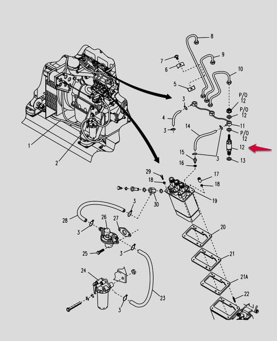 MEP-903B KUBOTA D722 FUEL INJECTOR 16001-53900 16001-53000 4100BL