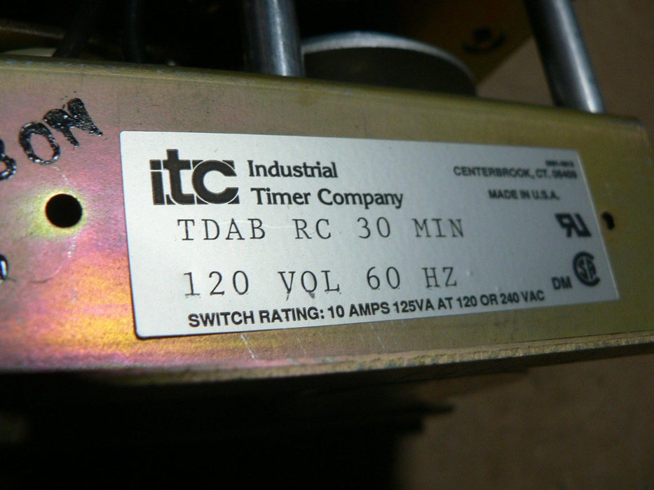 INDUSTRIAL TIMER COMPANY ITC - TDAB-30 sec Timer NEW