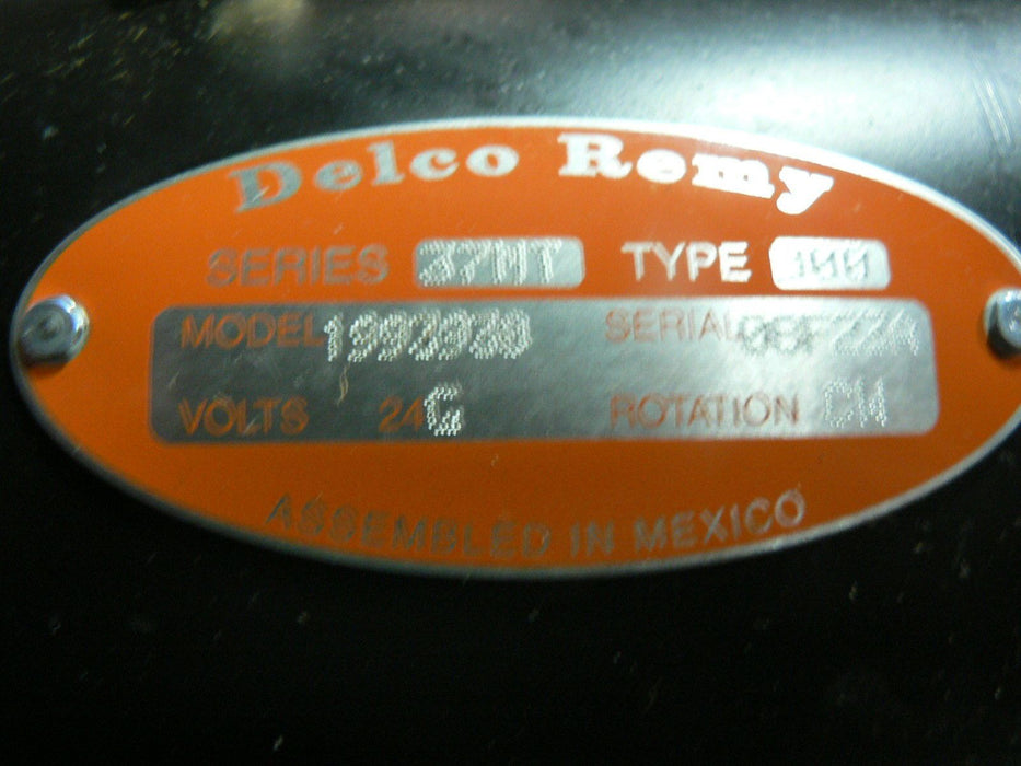 DELCO REMY 37MT 24V CW 1993930 NEW ORIGINAL EQUIPMENT JOHN DEERE 644E