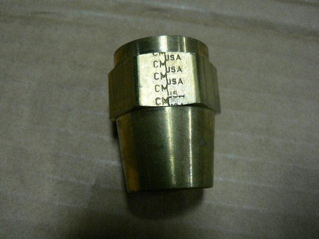 CM COPPER TUBE COUPLING J246 RH 18 THREAD 1 FOR .750 TUBE