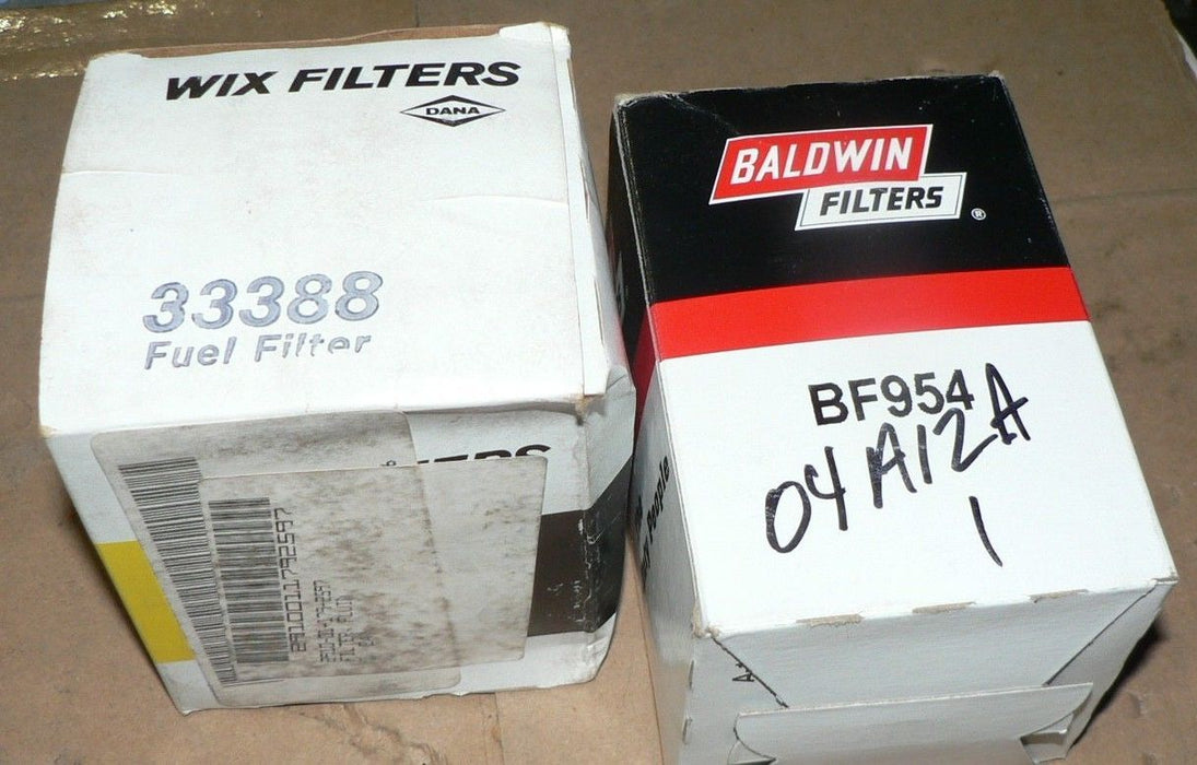 WIX 33388 BALWIN BF954 FUEL FILTER one filter per purchase