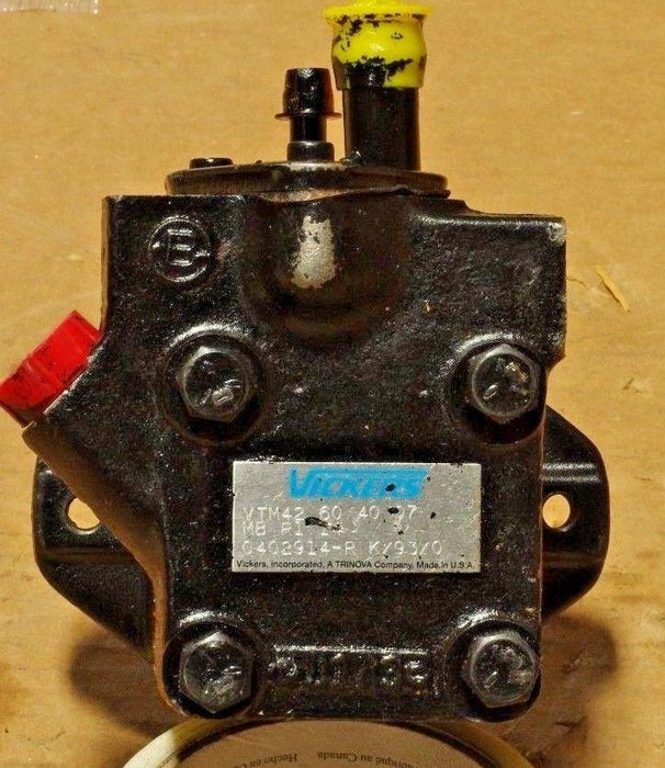 GENUINE Vickers HYDRAULIC STEER PUMP VTM42-60-40-07-R-1-14 PETTIBONE TIFFIN