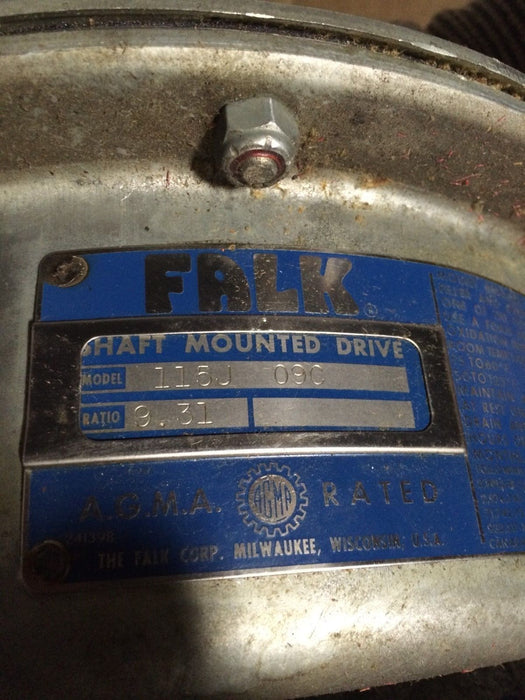 FALK GEAR REDUCER 115J09 RATIO 9.31