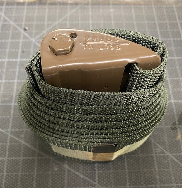 Green Nylon Military Litter Strap 2"x72"